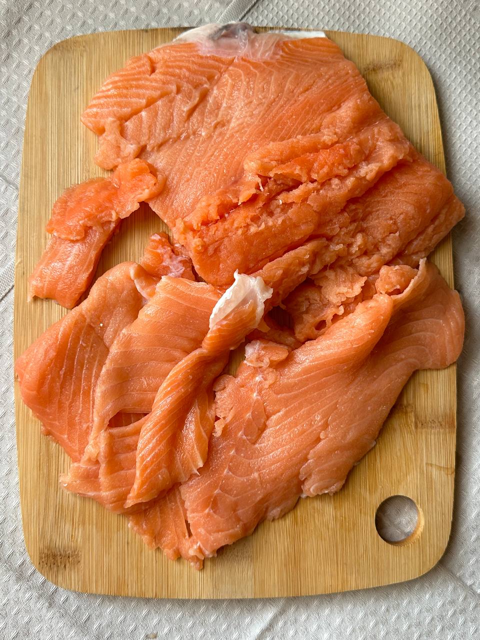 Обрезное филе лосося